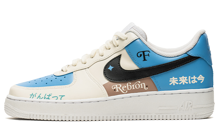 [Custom Shoes] Nike Air Force 1 Low 'Future White Blue'