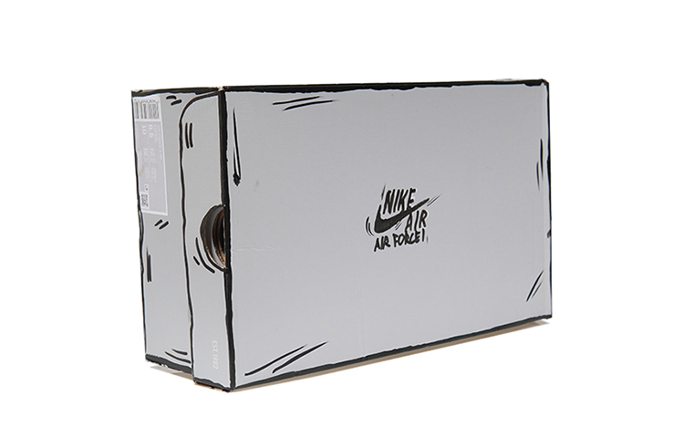 Details for [Zapatillas Personalizadas] Nike Air Force 1 Low 'Graffiti Futurista' CW2288-111(TeamP-男女同款二次元黑白)