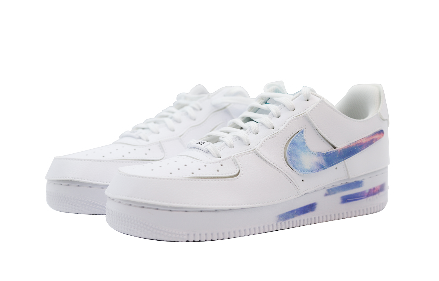 [Custom Shoes] Nike Air Force 1 Low 'Galaxy Blue-White' 圖 3