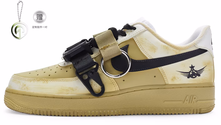 【訂製球鞋】Nike Air Force 1 Low 811製造 絕密部隊 軍事風 復古機能 防滑 低筒 板鞋 男款 薑黃色 Buy 【訂製球鞋】Nike Air Force 1 Low 811製造 絕密部隊 軍事風 復古機能 防滑 低筒 板鞋 男款 薑黃色