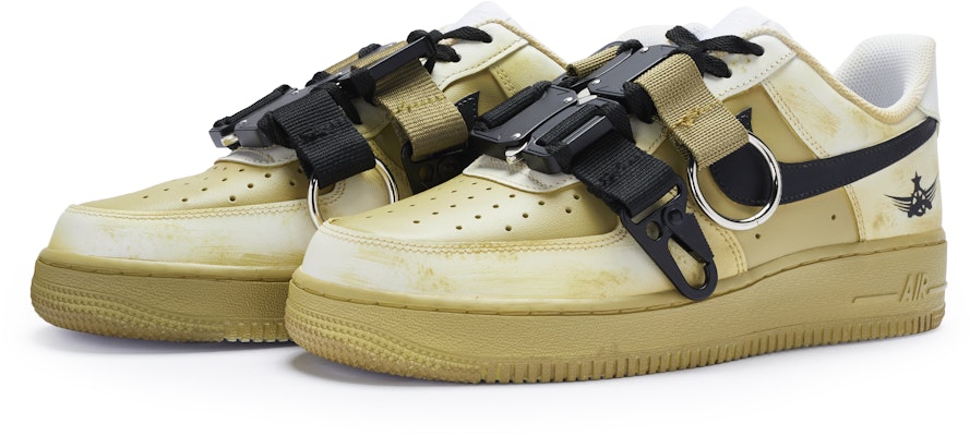 【訂製球鞋】Nike Air Force 1 Low 811製造 絕密部隊 軍事風 復古機能 防滑 低筒 板鞋 男款 薑黃色 Lookbook 【訂製球鞋】Nike Air Force 1 Low 811製造 絕密部隊 軍事風 復古機能 防滑 低筒 板鞋 男款 薑黃色