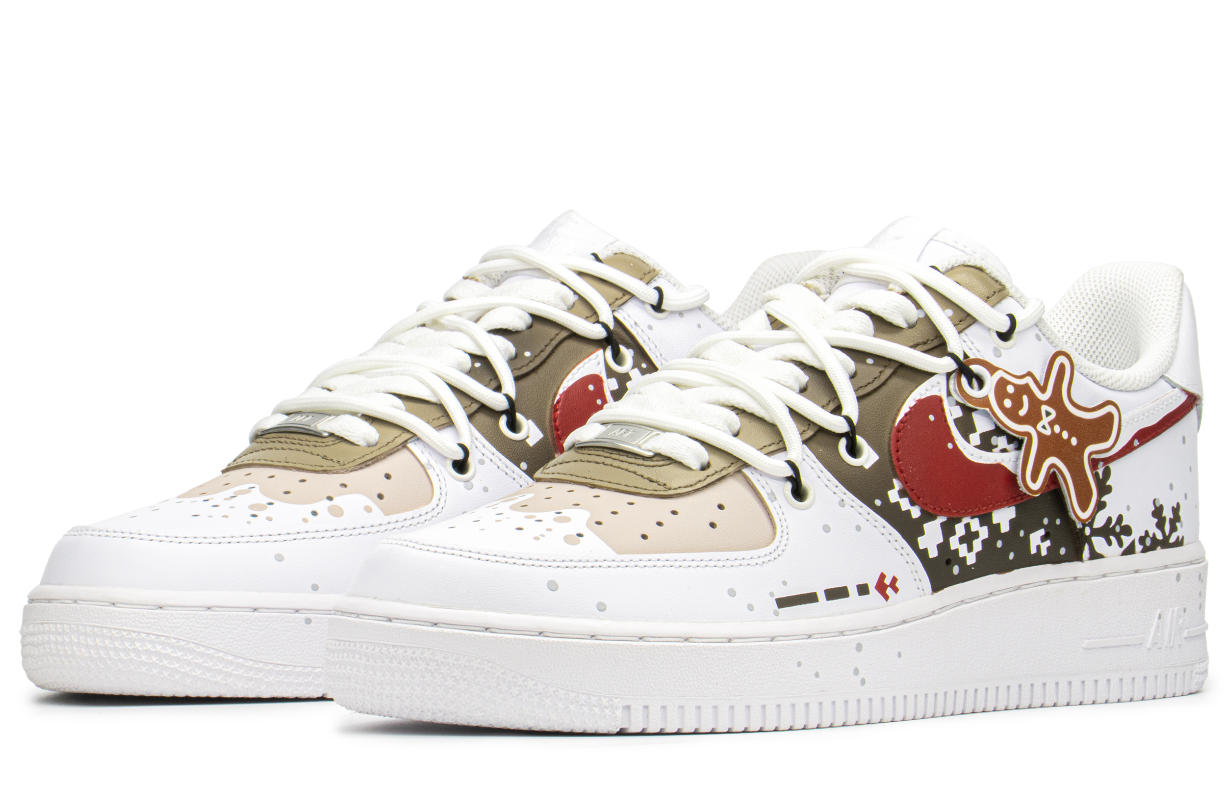 [Custom Shoes] Nike Air Force 1 Low 'Gingerbread Christmas' 圖 3
