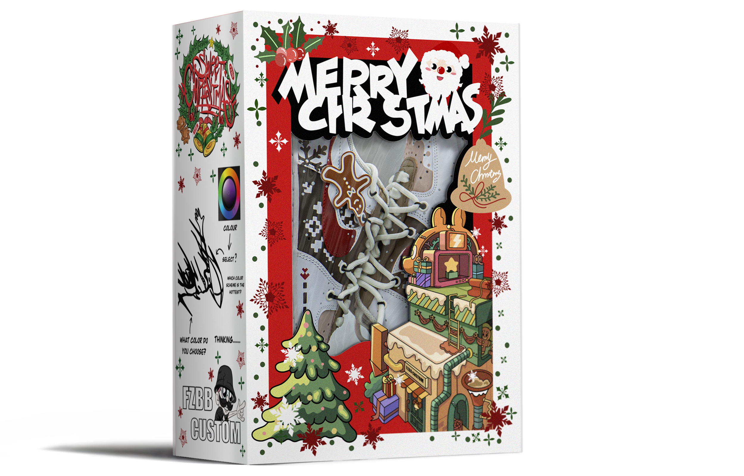 [Custom Shoes] Nike Air Force 1 Low 'Gingerbread Christmas' 圖 8