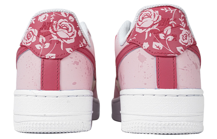 Shop [Sepatu Kustom] Nike Air Force 1 Low 'Surat Gadis Merah Muda Putih' CW2288-111(Team陆-玫瑰少女来信)