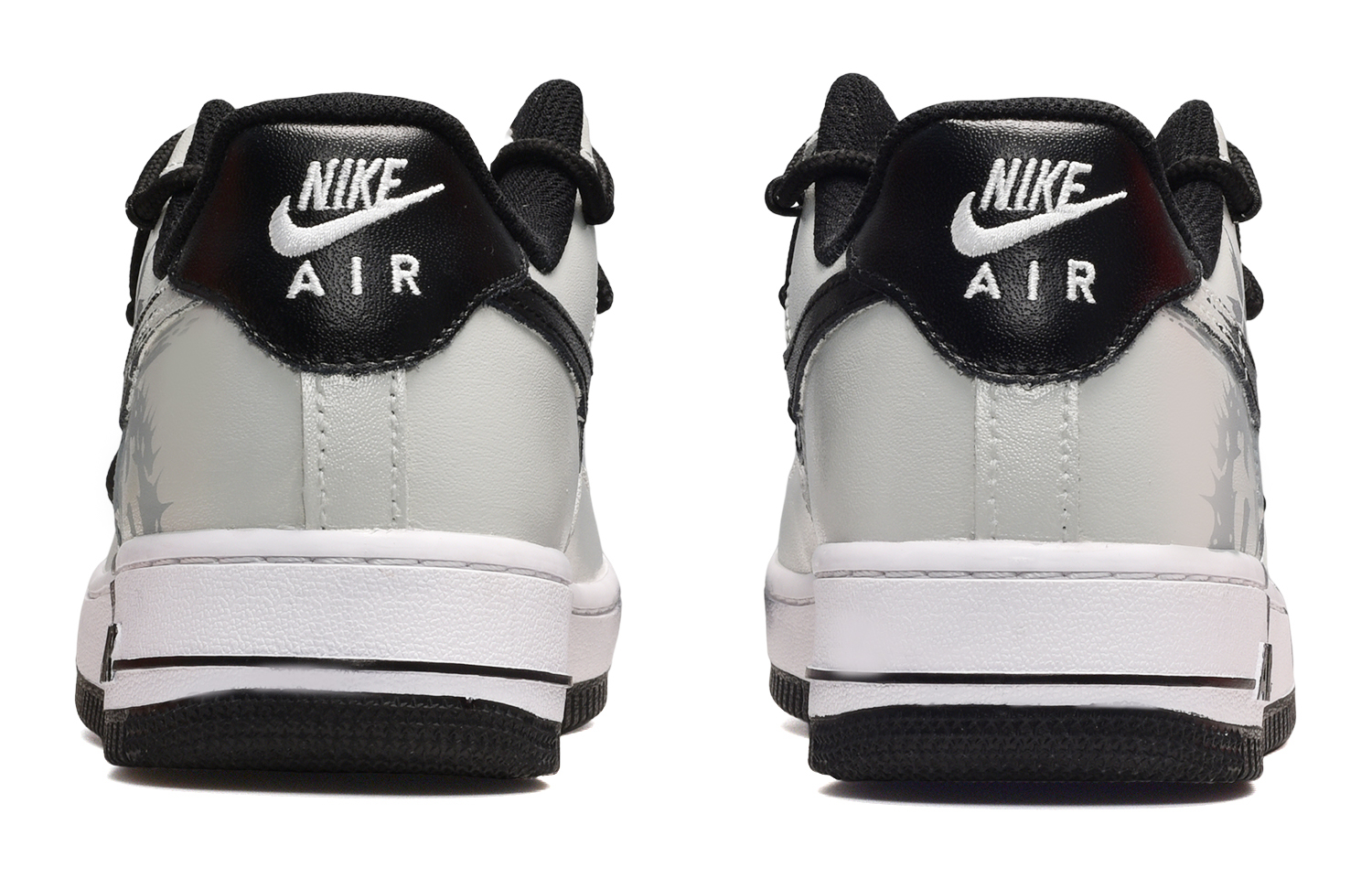 Shop 나이키 AF1 로우 '글로리 크로스 검흰회' (Nike AF1 Low 'Glory Cross Black White Grey') DV1331-100(TeamE-女款十字架黑白灰)