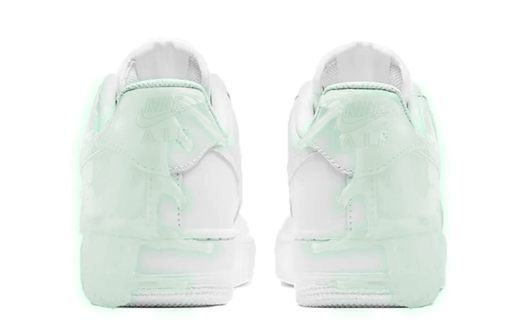 Details for 【定製球鞋】Nike Air Force 1 Low 07 Low 空軍一號 夜光幽靈 夜光效果 贈紫光筆 低幫 板鞋 男款 綠