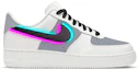 Order Nike Air Force 1 personalizadas con swoosh que brilla CW2288-111(TeamP-男款科技夜光红蓝勾)