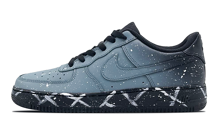 Buy 나이키 에어포스 1 로우 '갤럭시 스플래터' (Nike AF1 로우 '갤럭시') CW2288-001(Team-E男款渐变泼墨星辰黑白)