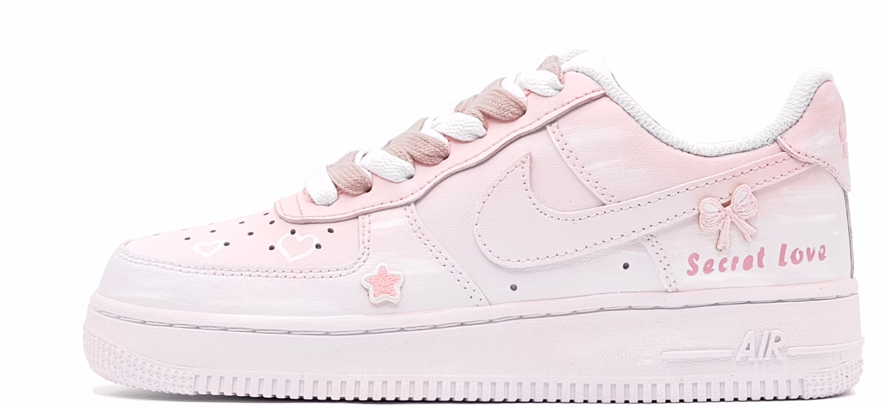 custom-shoes-nike-air-force-1-low-gradient-spray-butterfly-pink-white