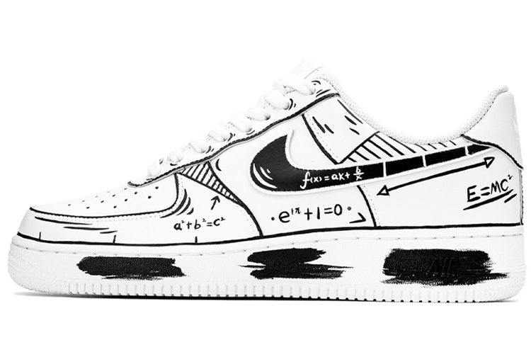 Buy 【カスタムシューズ】ナイキ エア フォース 1 ロー『卒業スクリブル』 CW2288-111(TeamA-毕业季男款万有引力)