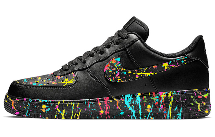 [Custom Shoes] Nike Air Force 1 Low 'Graffiti Artist Series - Hand Painted Black'