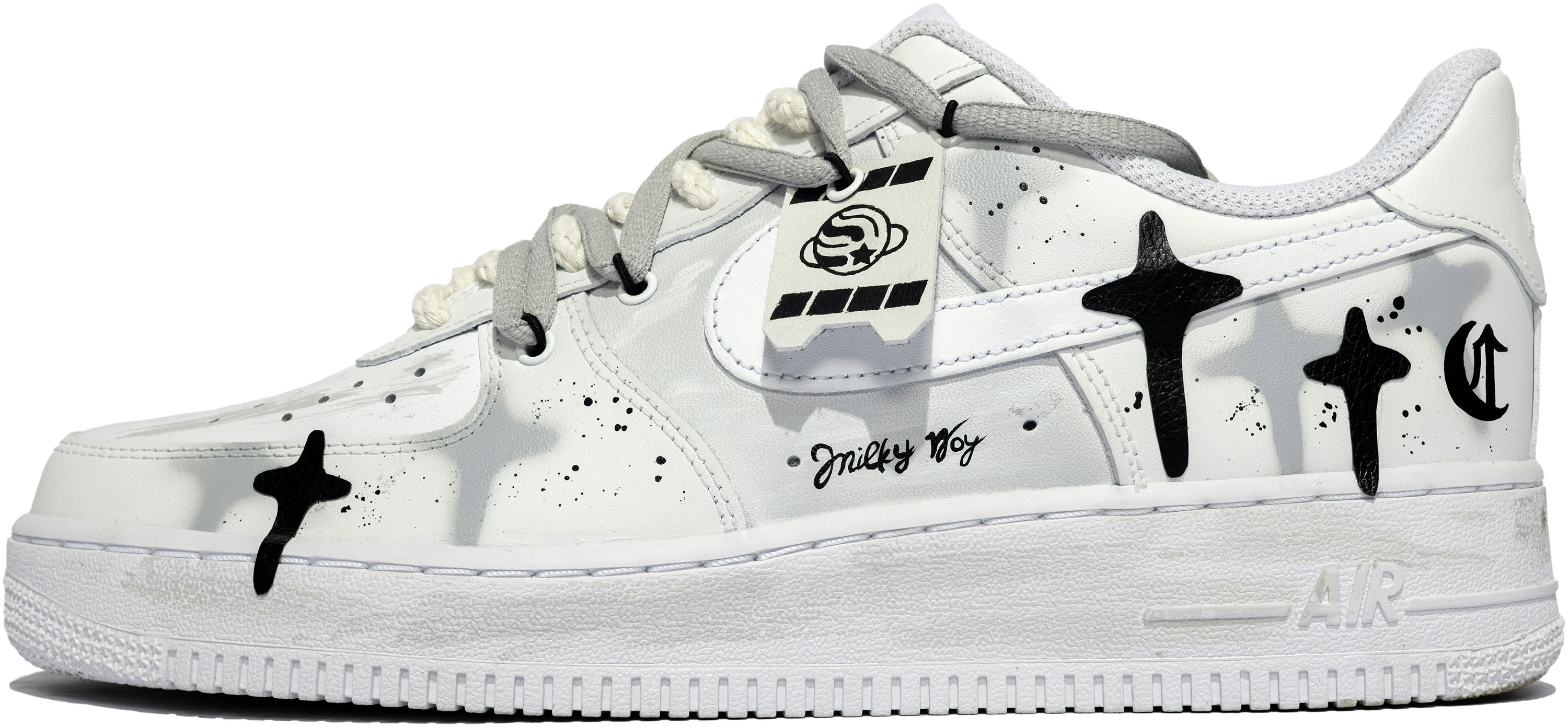 custom-shoes-nike-air-force-1-low-graffiti-black-white-grey