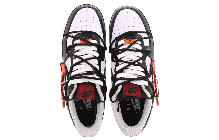 Shop [Kasut Custom] Nike Air Force 1 Low 'Graffiti Hitam Putih Merah' DH7579-100(Team10-炫酷涂鸦)