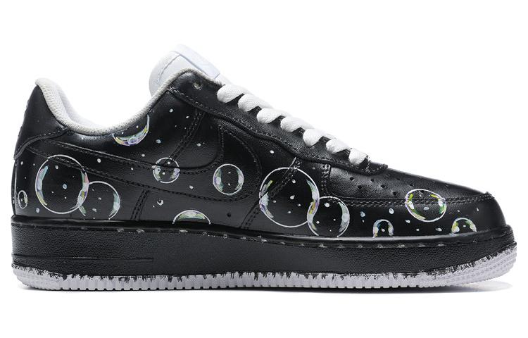 Order 【定製球鞋】Nike Air Force 1 Low 空軍一號 塗鴉氣泡 復古經典 低筒 板鞋 男款 黑白