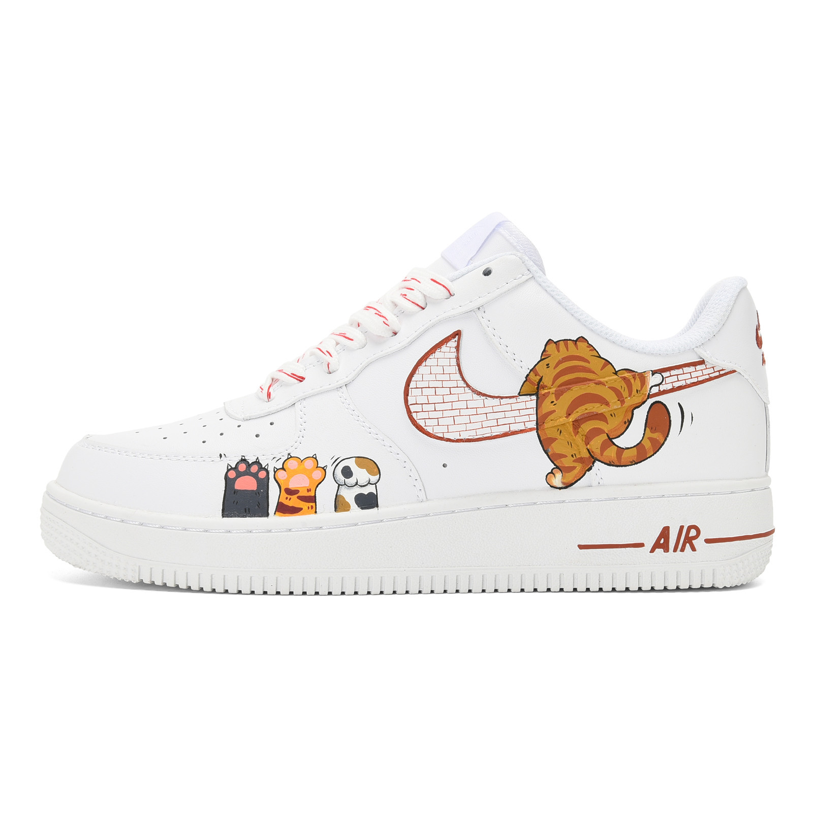 Buy Sepatu Custom Nike Air Force 1 Low 'Graffiti Fat Cat' CW2288-111-445133