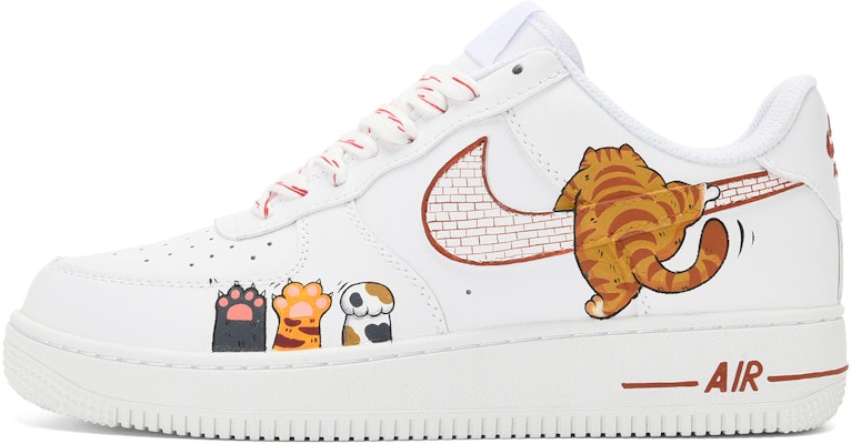 Sepatu Custom Nike Air Force 1 Low 'Graffiti Fat Cat' CW2288-111-445133 Buy Sepatu Custom Nike Air Force 1 Low 'Graffiti Fat Cat' CW2288-111-445133