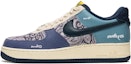 Buy 나이키 에어포스 1 로우 '그라피티 페이즐리 블루퍼플' (커스텀) DO5220-141(Team22-男腰果花贴布A-BOX)