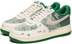 Lookbook 나이키 에어포스 1 로우 '그라피티 페이즐리 화이트-그린' (커스텀) DO5220-131(Team22-男腰果花贴布A-BOX)