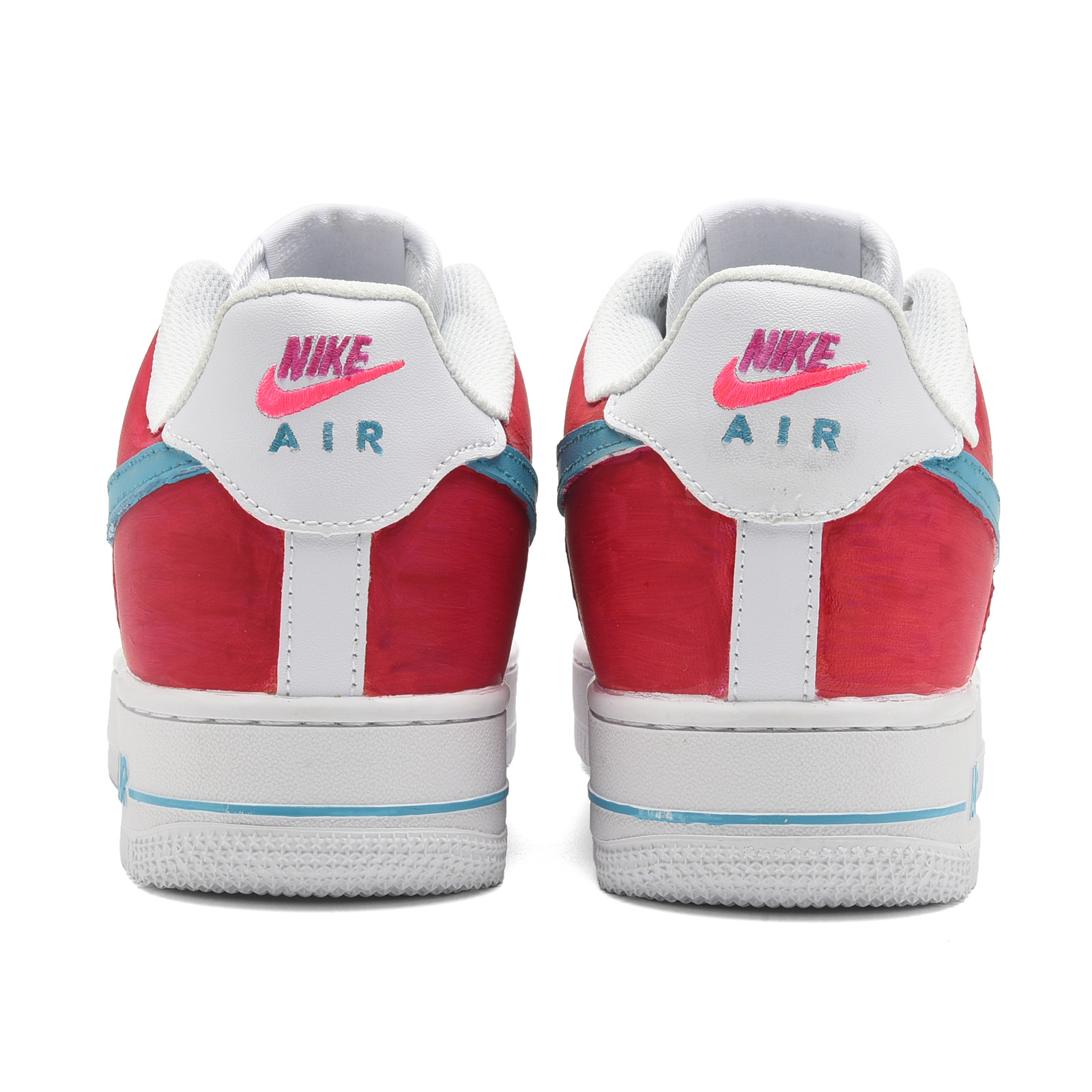 Purchase [Sepatu Custom] Nike Air Force 1 Low 'Grafiti Pink-Biru' CW2288-111-445132
