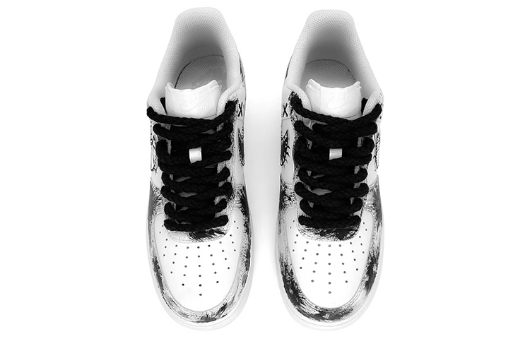 Shop 나이키 에어포스 1 로우 '그라피티 로봇' (40 characters) CW2288-111(Team肆-男款涂鸦机器人)