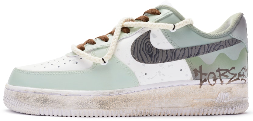 ナイキAF1 ロー カスタム「穀雨白緑黒」 CW2288-111(TeamR-男款小满白绿黑S-BOX) Buy ナイキAF1 ロー カスタム「穀雨白緑黒」 CW2288-111(TeamR-男款小满白绿黑S-BOX)