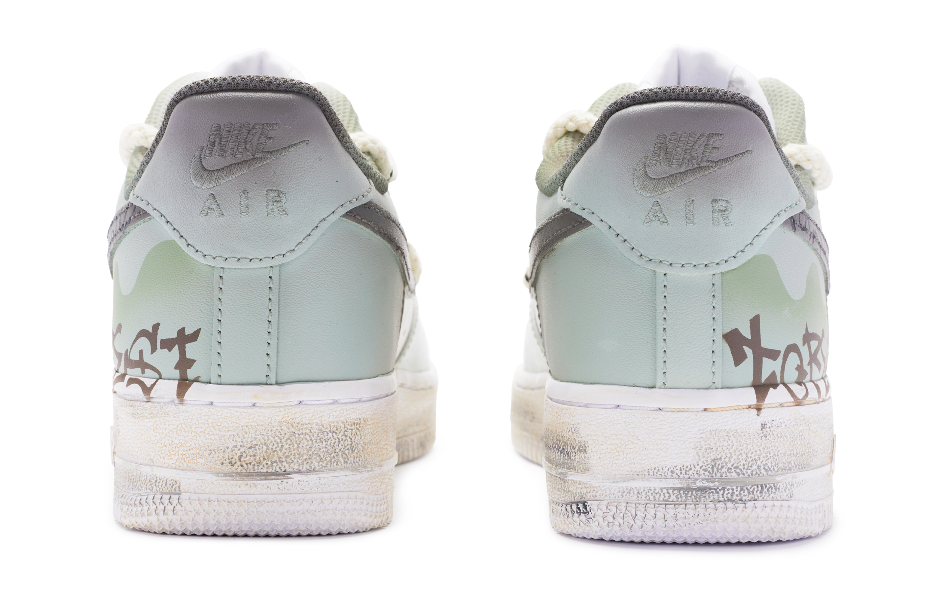 Purchase ナイキAF1 ロー カスタム「穀雨白緑黒」 CW2288-111(TeamR-男款小满白绿黑S-BOX)