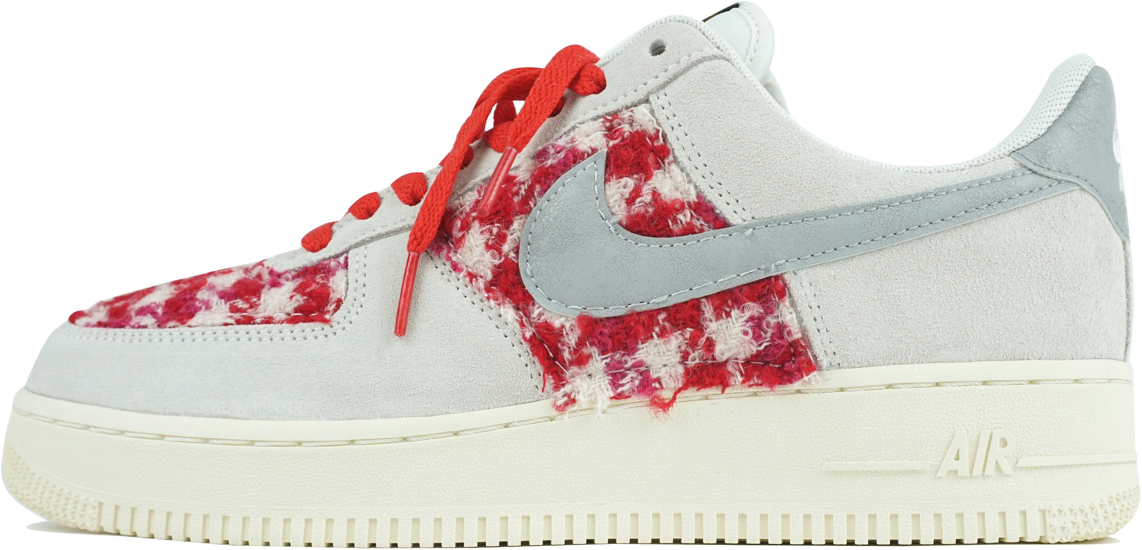 custom-shoes-nike-air-force-1-low-gray-red-patchwork