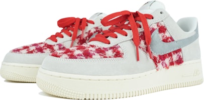 나이키 에어포스 1 로우 '회색 빨강 패치워크' (Nike AF1 로우 회빨 패치워크) DO9801-100(Team陆-千鸟格纹缝纫) Lookbook 나이키 에어포스 1 로우 '회색 빨강 패치워크' (Nike AF1 로우 회빨 패치워크) DO9801-100(Team陆-千鸟格纹缝纫)