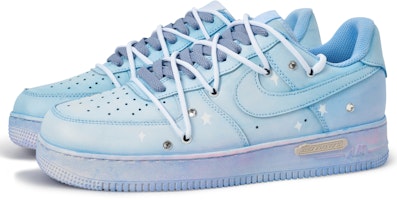 ナイキエアフォース1ロー『グリーンブルーパープルスター』カスタムシューズ DD8959-100(TeamM-女款清昼S-BOX) Lookbook ナイキエアフォース1ロー『グリーンブルーパープルスター』カスタムシューズ DD8959-100(TeamM-女款清昼S-BOX)