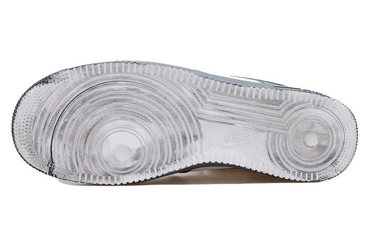 Purchase [Sepatu Kustom] Nike Air Force 1 Low 'Abu-Hitam-Putih Usang' CW2288-111(Team拾玖-绳绘空军S-BOX)