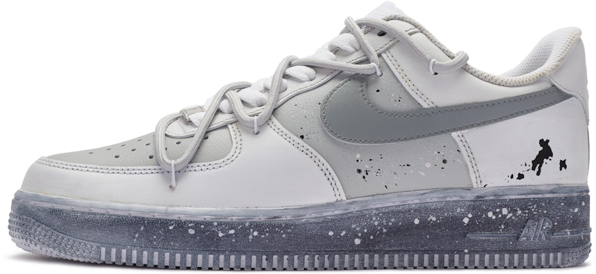 【訂製球鞋】Nike Air Force 1 Low BIGNIU 文藝復興 雕塑 手繪噴繪 低筒 板鞋 GS 灰白 Buy 【訂製球鞋】Nike Air Force 1 Low BIGNIU 文藝復興 雕塑 手繪噴繪 低筒 板鞋 GS 灰白