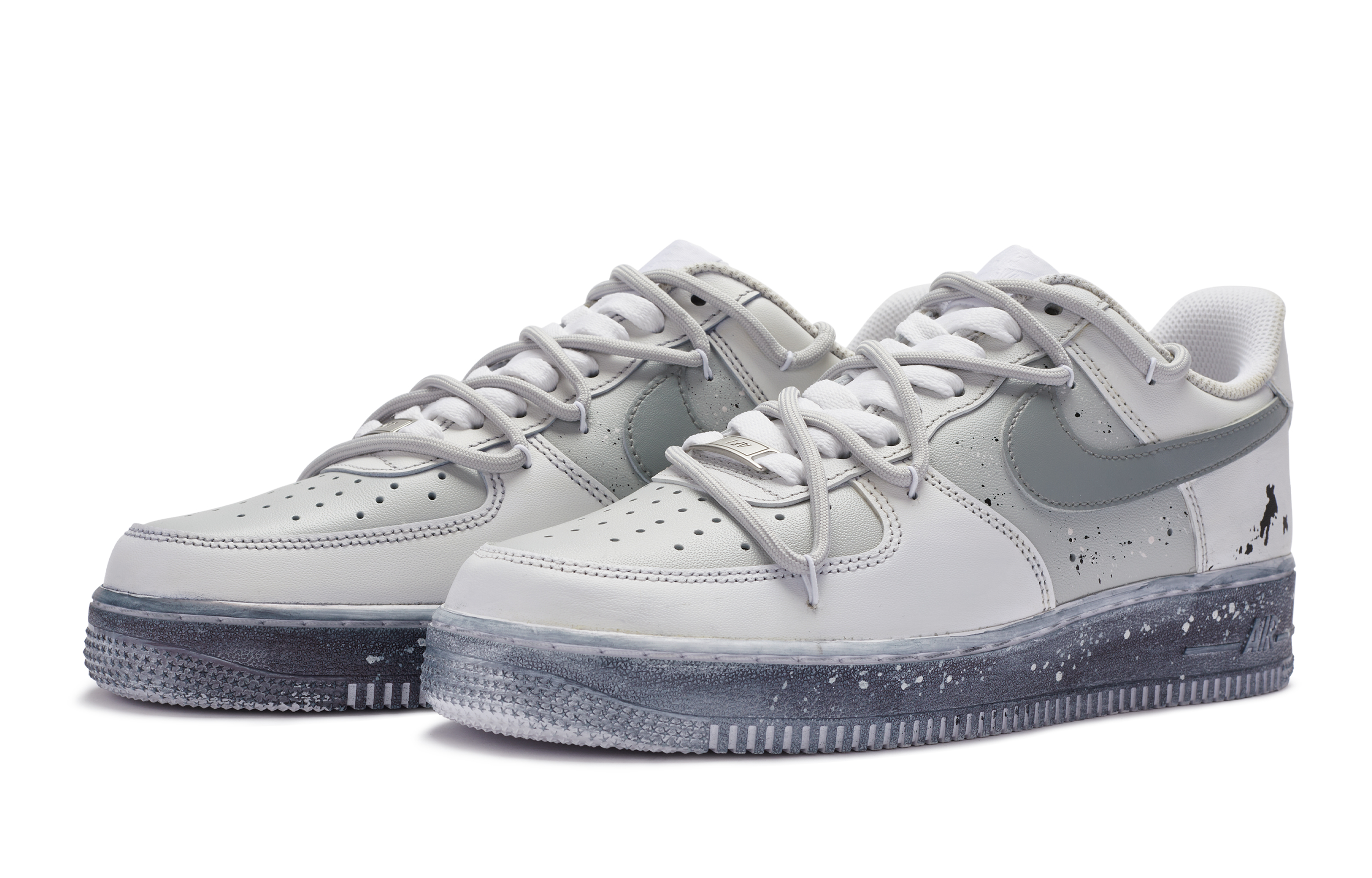 Lookbook [定制鞋款] 耐克空军一号低帮'灰白色文艺复兴雕塑' DH2920-111(TeamR-女款雕塑)
