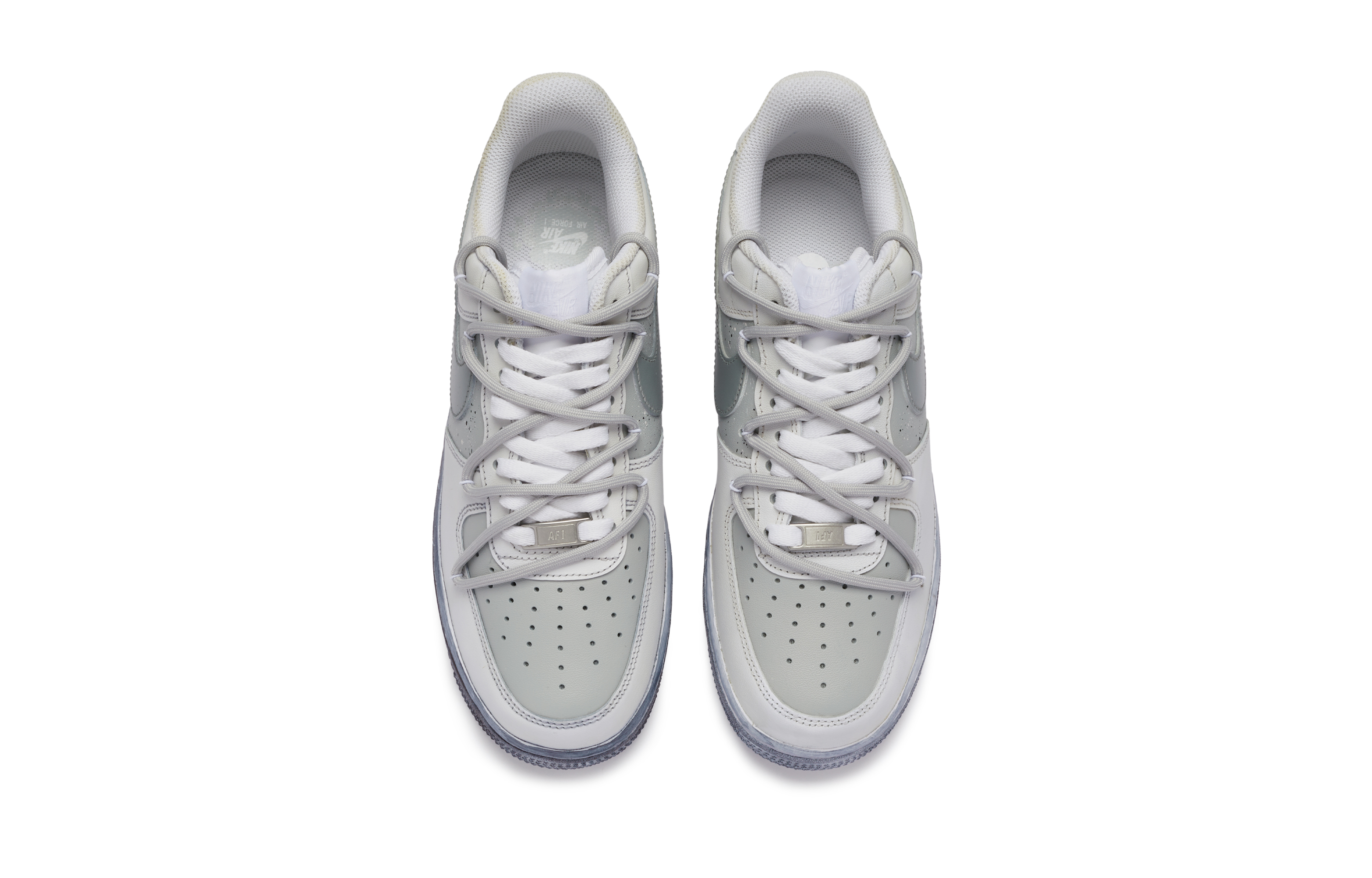 Shop [定制鞋款] 耐克空军一号低帮'灰白色文艺复兴雕塑' DH2920-111(TeamR-女款雕塑)