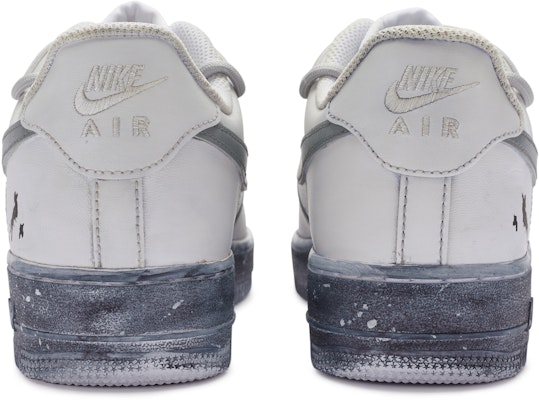 【訂製球鞋】Nike Air Force 1 Low BIGNIU 文藝復興 雕塑 手繪噴繪 低筒 板鞋 GS 灰白 Purchase 【訂製球鞋】Nike Air Force 1 Low BIGNIU 文藝復興 雕塑 手繪噴繪 低筒 板鞋 GS 灰白