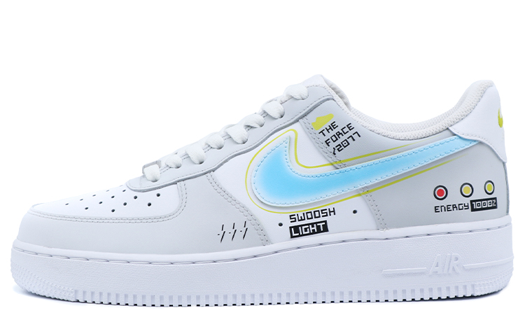 [Custom Shoes] Nike Air Force 1 Low 'Grey Blue Energy Light'