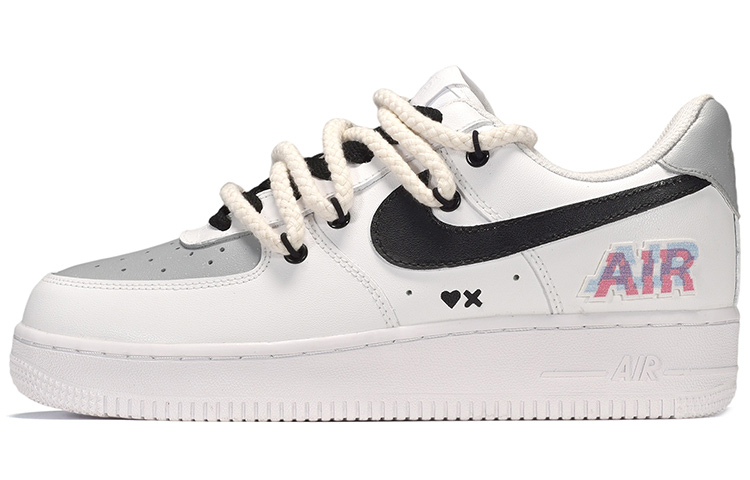 Buy [Sepatu Kustom] Nike Air Force 1 Low 'Grey Shadow' CW2288-111(TeamE-男款灰影子黑白灰)