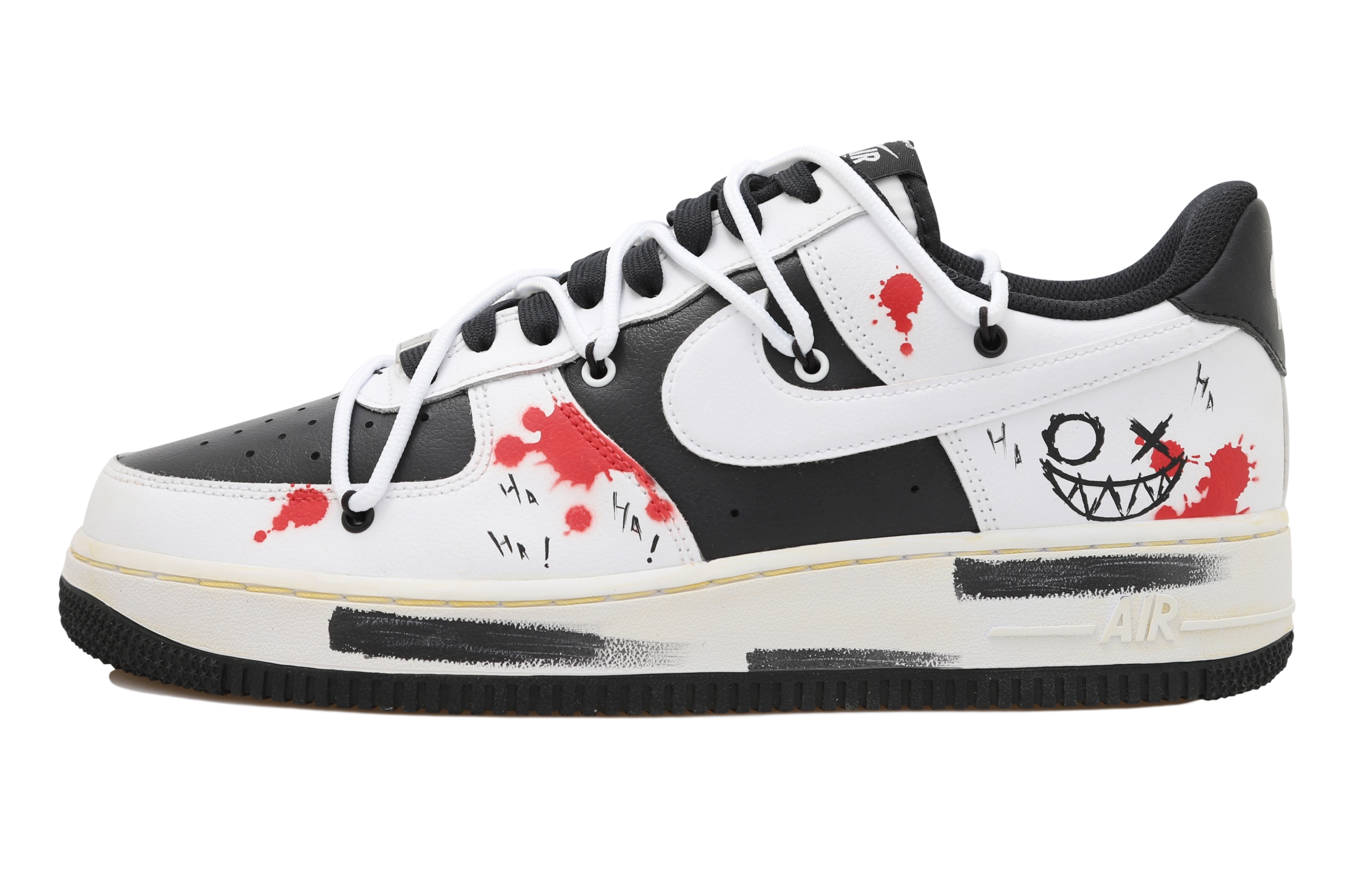 [Custom Shoes] Nike Air Force 1 Low 'Halloween Blood Splatter Ghost Face'