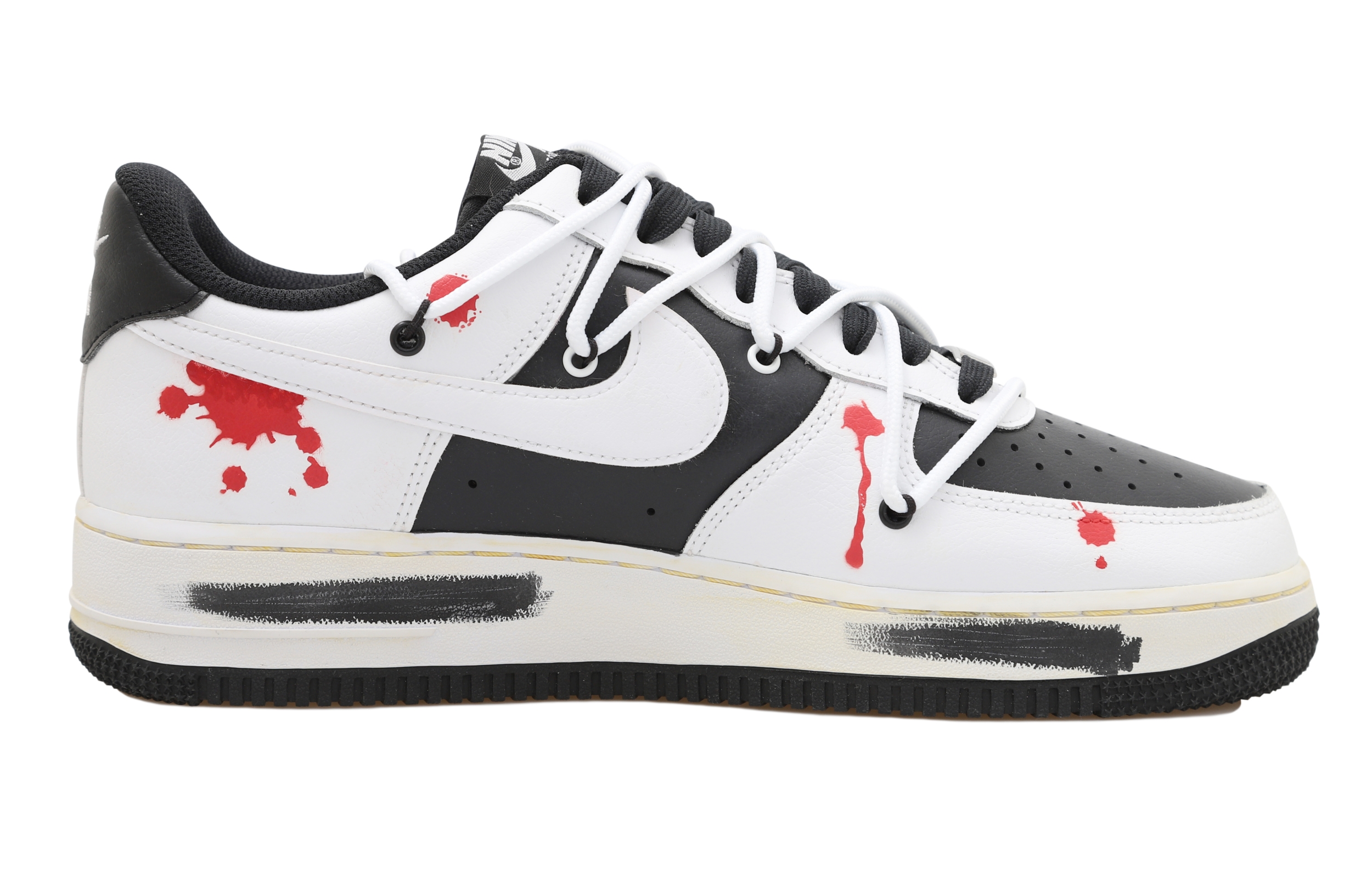 [Custom Shoes] Nike Air Force 1 Low 'Halloween Blood Splatter Ghost Face' 圖 2