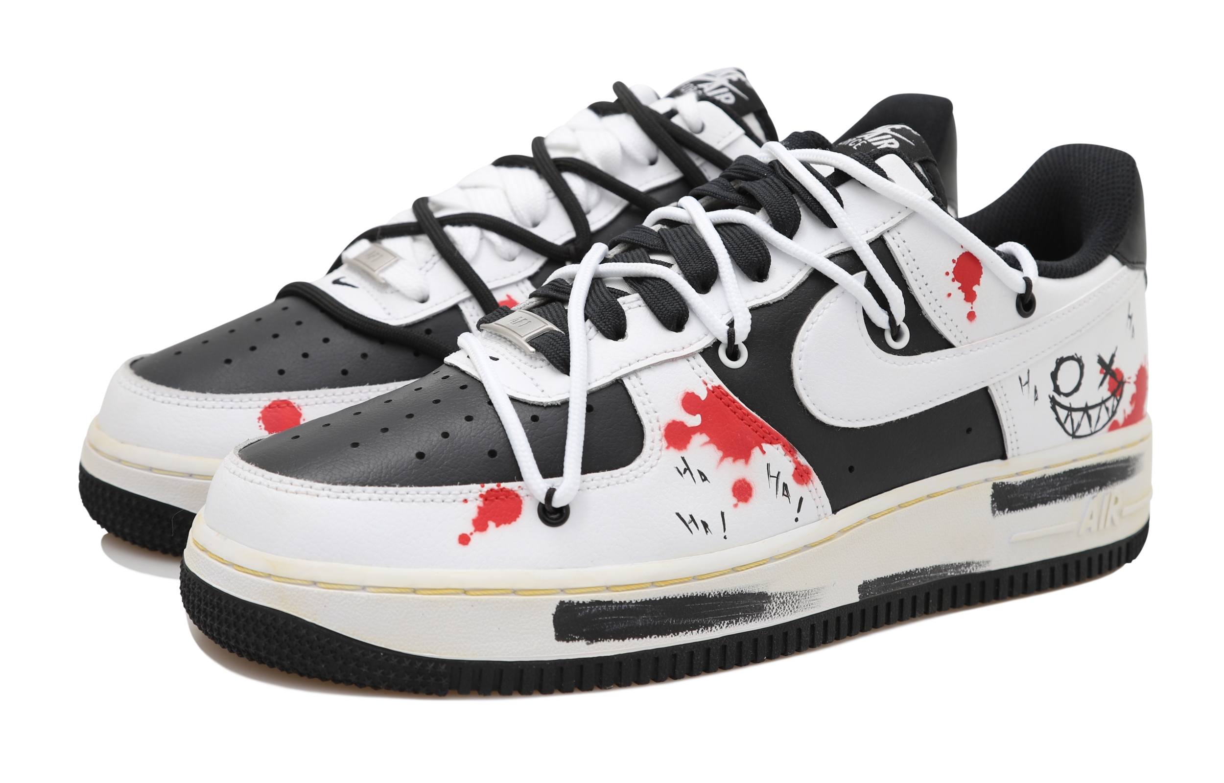 [Custom Shoes] Nike Air Force 1 Low 'Halloween Blood Splatter Ghost Face' 圖 3