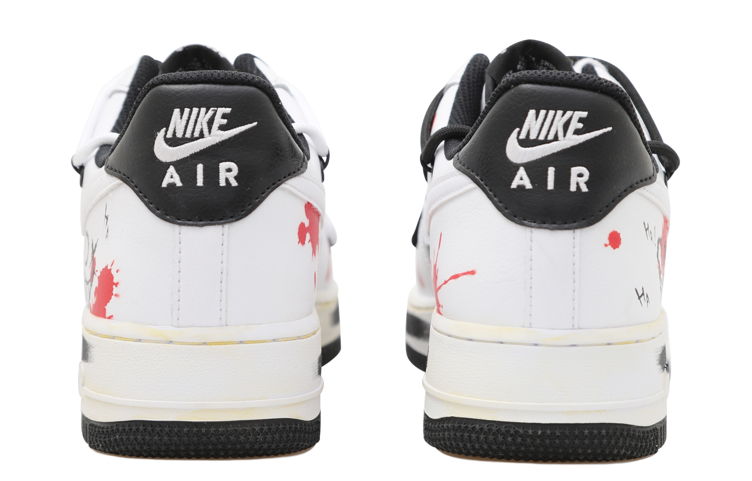[Custom Shoes] Nike Air Force 1 Low 'Halloween Blood Splatter Ghost Face' 圖 4