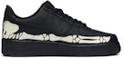 Order 【客製球鞋】Nike Air Force 1 Low 空軍一號 萬聖節主題 骷髏骨頭 噴繪 低幫 板鞋 男女同款 黑色