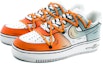 Lookbook Zapatillas Nike Air Force 1 Low 'Dibujo a Mano Algodón de Azul Naranja' CW2288-111(Team肆-空军二次元ZQ)