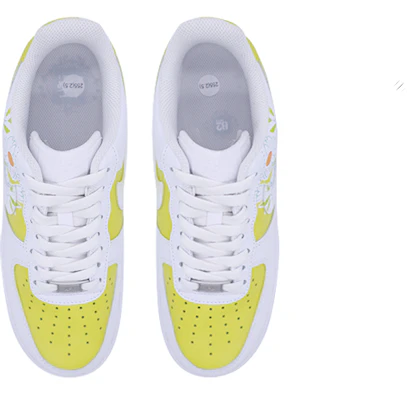 【客製化球鞋】 Nike Air Force 1 Low 07 空軍一號 手繪雛菊 漸變swoosh 低幫 板鞋 男款 螢光黃綠 Shop 【客製化球鞋】 Nike Air Force 1 Low 07 空軍一號 手繪雛菊 漸變swoosh 低幫 板鞋 男款 螢光黃綠