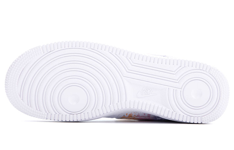 Purchase 【定制球鞋】 Nike Air Force 1 Low 手繪 彩虹糖漿 融化 簡約清新 低幫 板鞋 男款 白粉