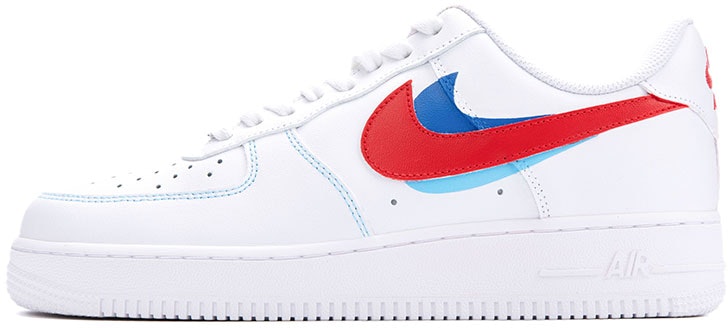 custom-shoes-nike-air-force-1-low-hand-painted-three-swooshes-white-blue-red