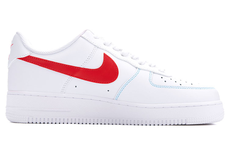 Order Nike Air Force 1 Low Pintadas a Mano (Azul, Blanco, Rojo) CW2288-111(Team18-三钩红蓝）