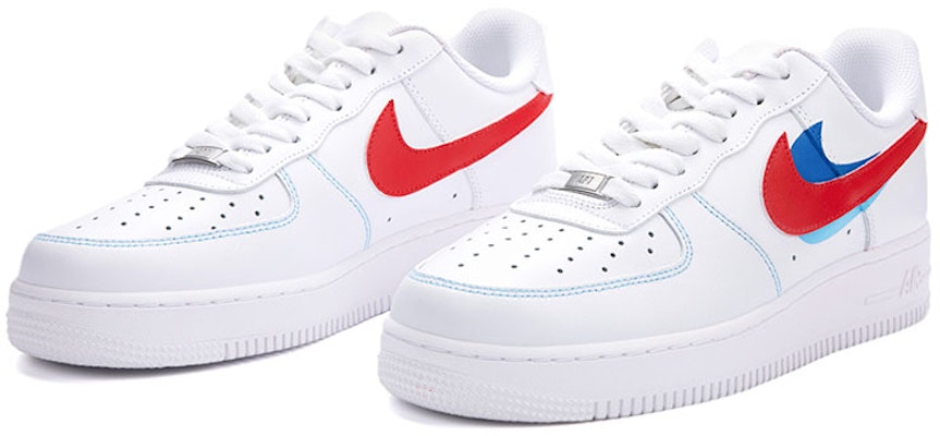 Nike Air Force 1 Low Pintadas a Mano (Azul, Blanco, Rojo) CW2288-111(Team18-三钩红蓝) Lookbook Nike Air Force 1 Low Pintadas a Mano (Azul, Blanco, Rojo) CW2288-111(Team18-三钩红蓝)