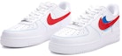 Lookbook Nike Air Force 1 Low Pintadas a Mano (Azul, Blanco, Rojo) CW2288-111(Team18-三钩红蓝)