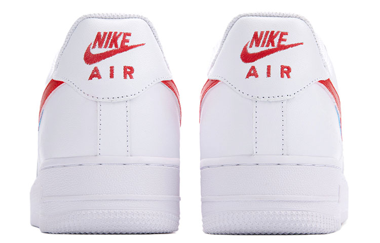 Shop Nike Air Force 1 Low Pintadas a Mano (Azul, Blanco, Rojo) CW2288-111(Team18-三钩红蓝）