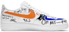 Order 【定制球鞋】 Nike Air Force 1 Low 1 07 空軍一號 手寫的浪漫 潮流百搭 低幫 板鞋 男款 白藍